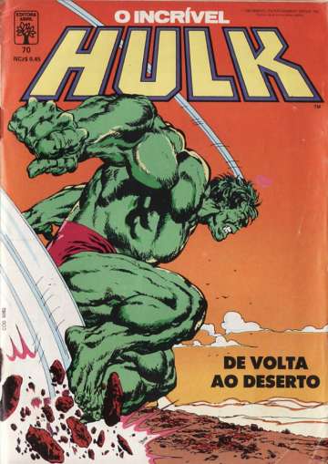O Incrível Hulk Abril 70