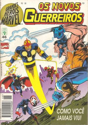 Grandes Heróis Marvel - 1ª Série 46 - Os Novos Guerreiros