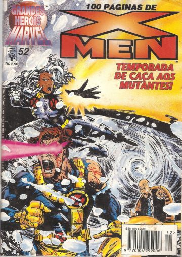 Grandes Heróis Marvel - 1ª Série 52 - X-Men - Temporada de Caça Aos Mutantes!