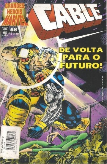 Grandes Heróis Marvel - 1ª Série 58 - Cable - De Volta Para O Futuro!