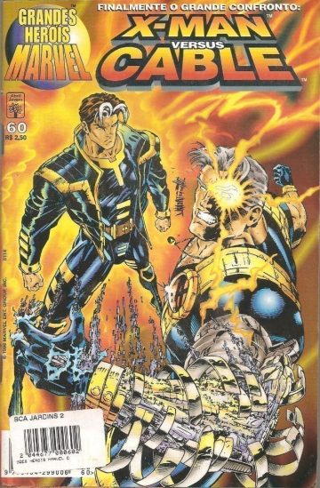 Grandes Heróis Marvel - 1ª Série 60 - X-Man versus Cable