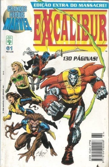 Grandes Heróis Marvel - 1ª Série 61 - Excalibur