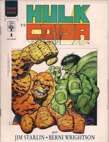 Graphic Marvel - Hulk e o Coisa 1