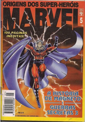Origens dos Super-Heróis Marvel 5 - A História de Magneto e Guerras Secretas 3