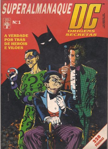 Superalmanaque DC - Origens Secretas 1  [Danificado: Páginas soltas, Usado]