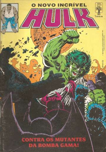 O Incrível Hulk Abril 85