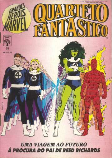 Grandes Heróis Marvel - 1ª Série - Quarteto Fantástico - Uma Viagem ao Futuro à Procura do Pai de Reed Richards 25