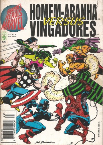 Grandes Heróis Marvel - 1ª Série - Homem-Aranha versus Vingadores 44