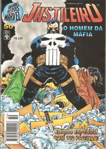 Grandes Heróis Marvel - 1ª Série 50 - Justiceiro - O Homem da Máfia