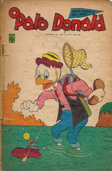 O Pato Donald 1194  [Danificado: Capa Rasgada, Usado]
