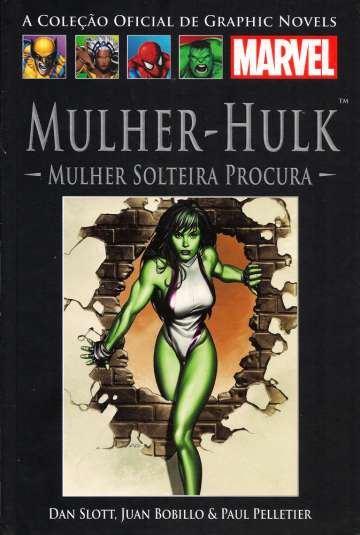 A Coleção Oficial de Graphic Novels Marvel (Salvat) 35 - Mulher Hulk: Mulher Solteira Procura