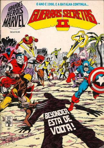 Grandes Heróis Marvel - 1ª Série 27 - Guerras Secretas II