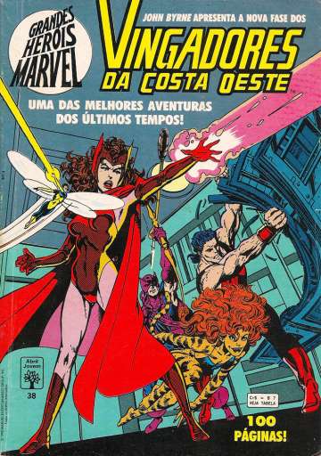 Grandes Heróis Marvel - 1ª Série - Vingadores da Costa Oeste 38