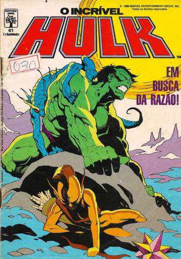O Incrível Hulk Abril 61