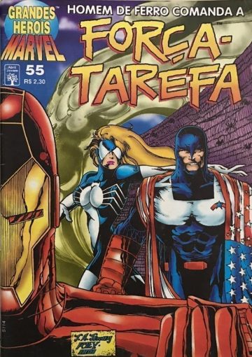 Grandes Heróis Marvel - 1ª Série 55 - Homem de Ferro Comanda a Força-Tarefa