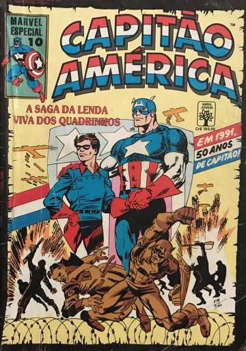 Marvel Especial Abril 10 - A Saga do Capitão América  [Danificado: Capa Amassada, Lateral Machucada, Usado]