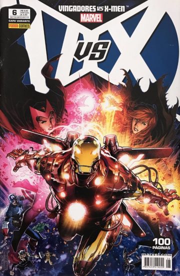 Vingadores vs X-Men - (Capa Variante) 6