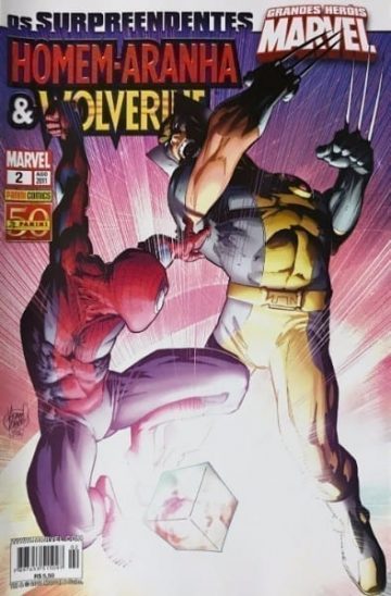 Grandes Heróis Marvel (Panini) - Os Surpreendentes Homem-Aranha e Wolverine 2