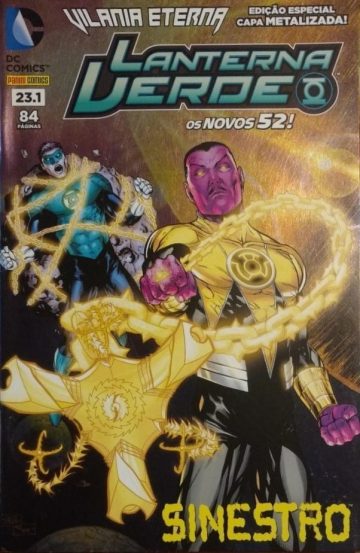 Lanterna Verde Panini 2ª Série - Os Novos 52 - (Edição Especial - Capa Metalizada Sinestro) 23.1