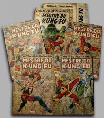 Box Coleção Histórica Marvel: Mestre do Kung Fu - Volumes 01 a 04