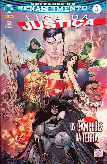 Liga da Justiça Panini 3ª Série - Universo DC Renascimento 1