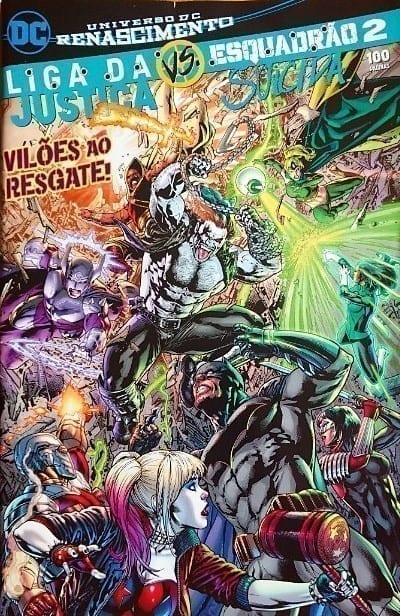 Liga da Justiça Vs Esquadrão Suicida – Universo DC Renascimento 2