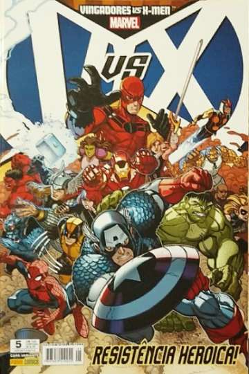 Vingadores vs X-Men - (Capa Variante) 5