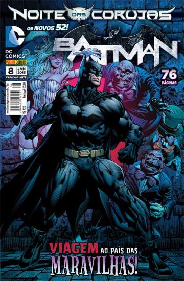 Batman Panini 2º Série - Os Novos 52 8 - (Capa Variante)