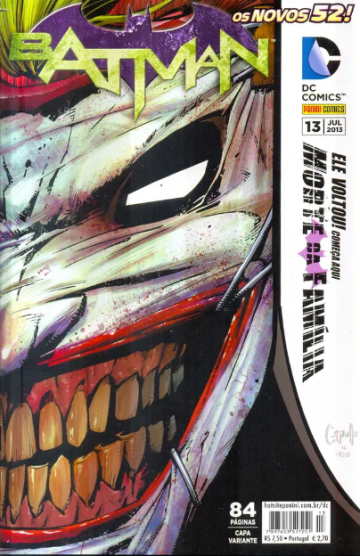 Batman Panini 2º Série - Os Novos 52 13 - (Capa Variante)