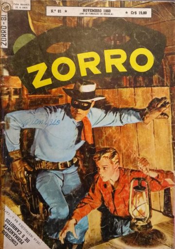 Zorro - 1ª Série (Ebal) 81  [Danificado: Com Fita Adesiva, Usado]