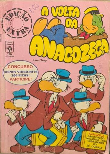 Edição Extra (Almanaque Disney) 196 - A Volta da Anacozeca