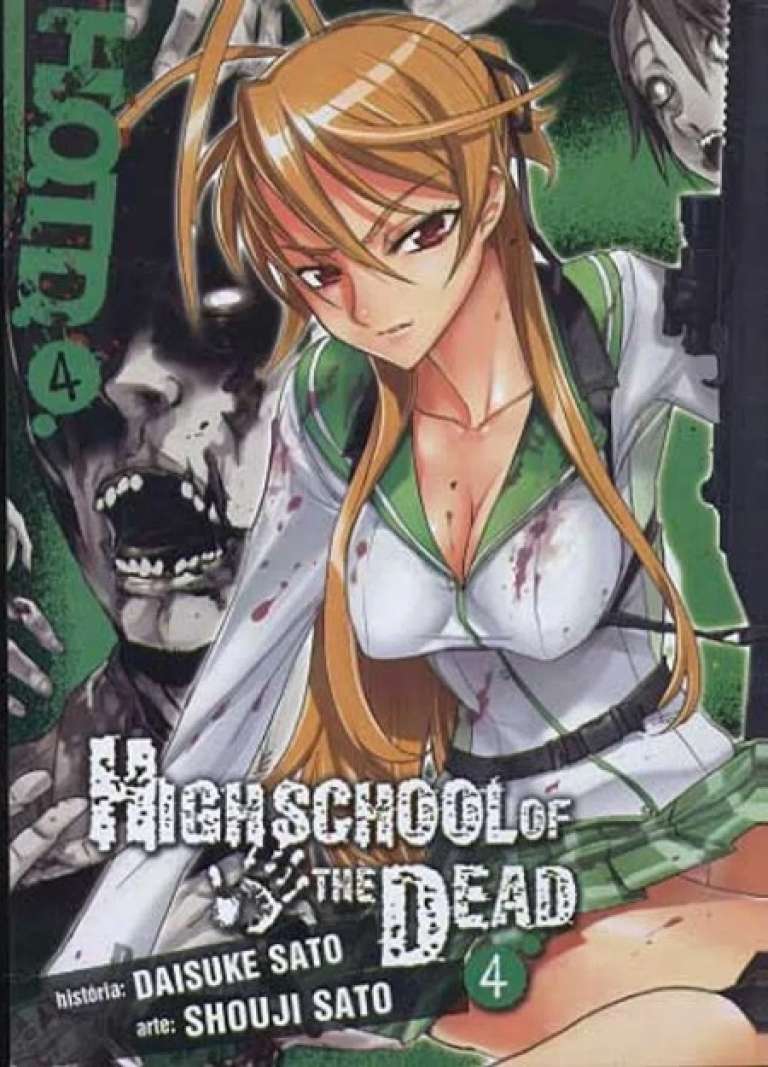 High School of the Dead - Full Color Edition 3 Editora Panini Gibis  Quadrinhos HQs Mangás - Rika Comic Shop