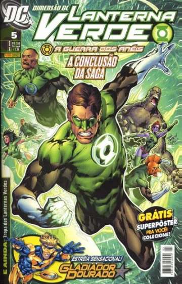 Lanterna Verde Panini 1ª Série - Dimensão DC - com Pôster Incluso 5