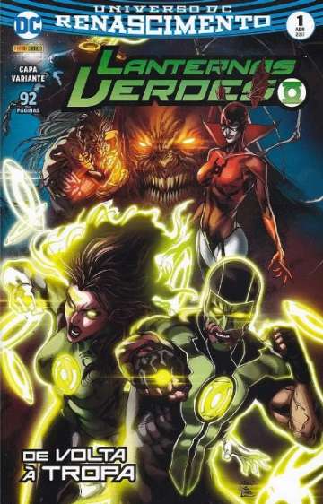 Lanternas Verdes – Universo DC Renascimento - (Capa Variante) 1