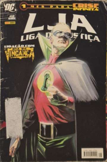 Liga da Justiça Panini 1º Série 48  [Danificado: Capa Descascada, Usado]