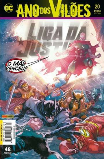 Liga da Justiça Panini 3ª Série - Universo DC Renascimento 43 - 20