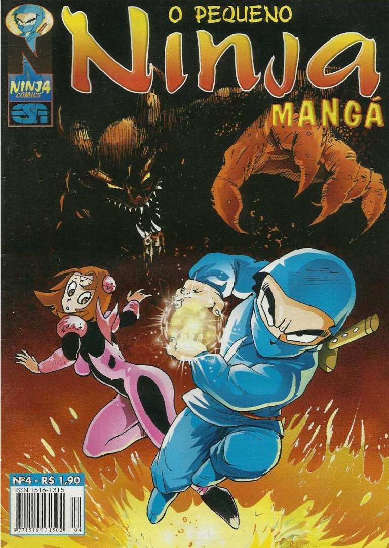 Pequeno Ninja Mangá 03 Editora Cristal Gibis Quadrinhos HQs Mangás - Rika  Comic Shop