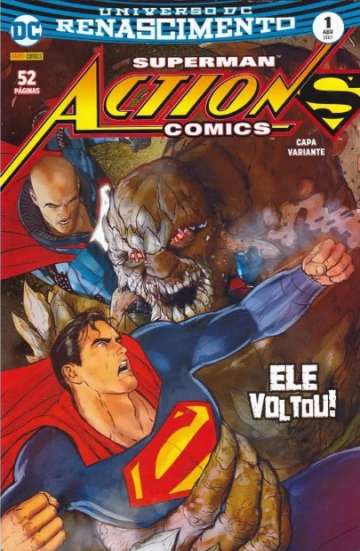 Superman Action Comics - Universo DC Renascimento 1 - Capa Variante
