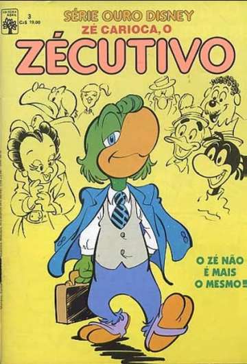Série Ouro Disney - 1ª Série 3 - Zé Carioca, o Zécutivo