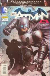 Batman Panini 2o Série – Os Novos 52 43 – Capa Variante  [Danificado: Capa Amassada, Lateral Machucada, Usado]