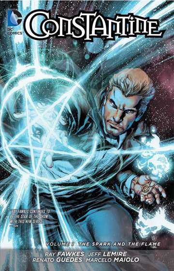 Constantine (The New 52 - TP Importado) 1 - The Spark and the Flame  [Danificado: Páginas Onduladas (Úmido), Usado]