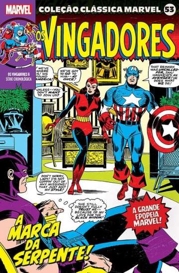 Coleção Clássica Marvel 53 - Os Vingadores 6: A Marca da Serpente!