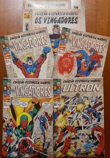 Coleção Histórica Marvel: Os Vingadores 0 - Box Completo Volumes 01 a 04
