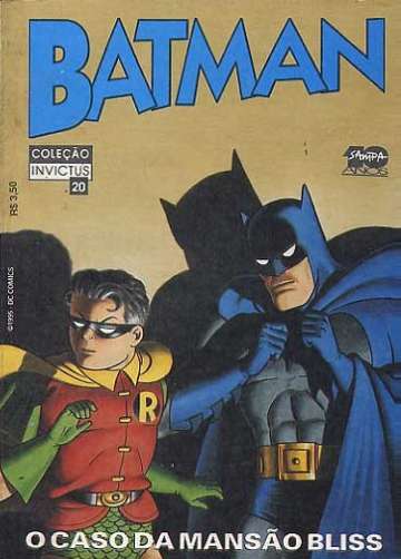 Coleção Invictus 20 - Batman O Caso da Mansão Bliss