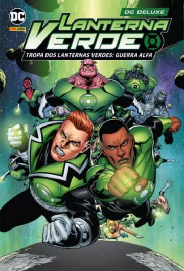 Lanterna Verde DC Deluxe - Tropa Dos Lanternas Verdes: Guerra Alfa