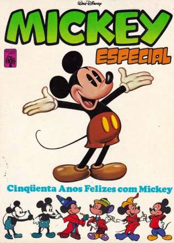 Disney Especial (Capa Dura Branca) - Mickey: 50 Anos Felizes Com Mickey