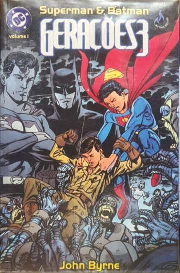 Superman & Batman - Gerações 3 1  [Danificado: Capa Rasgada, Com Fita Adesiva, Usado]