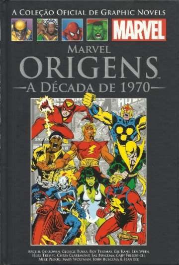 A Coleção Oficial de Graphic Novels Marvel - Clássicos (Salvat) 18 - Marvel Origens: Década de 1970