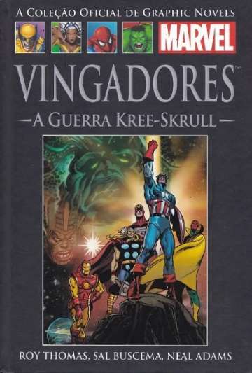 A Coleção Oficial de Graphic Novels Marvel - Clássicos (Salvat) 20 - Vingadores: A Guerra Kree-Skrull