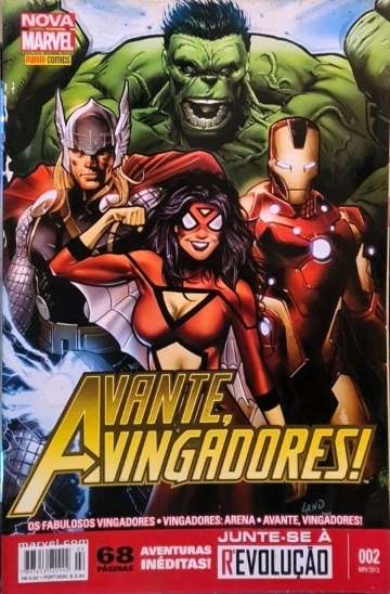 Avante, Vingadores! - 2ª Série 2  [Danificado: Capa Descascada, Usado]